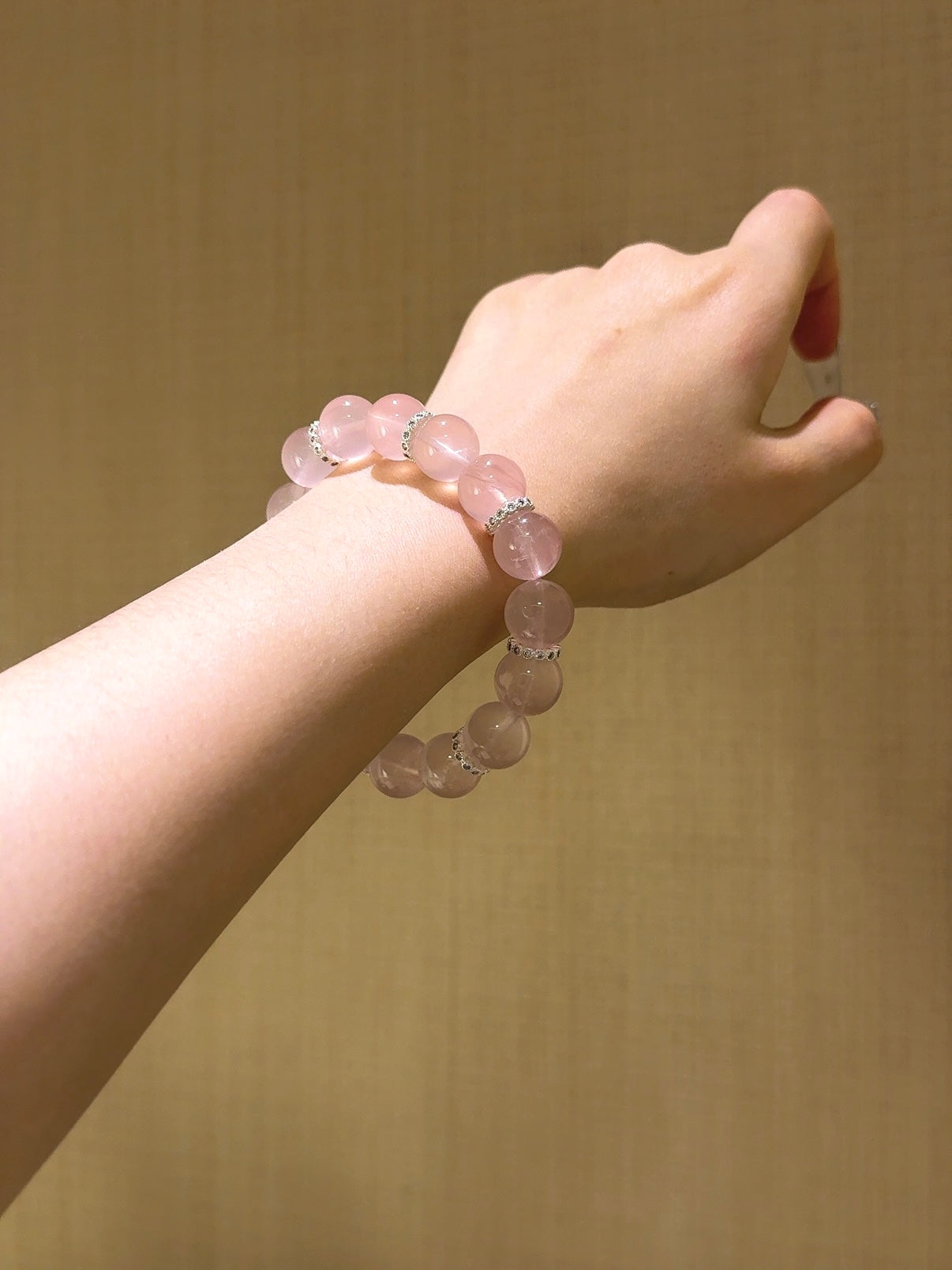 ▫️▪️ Pink crystal bracelet